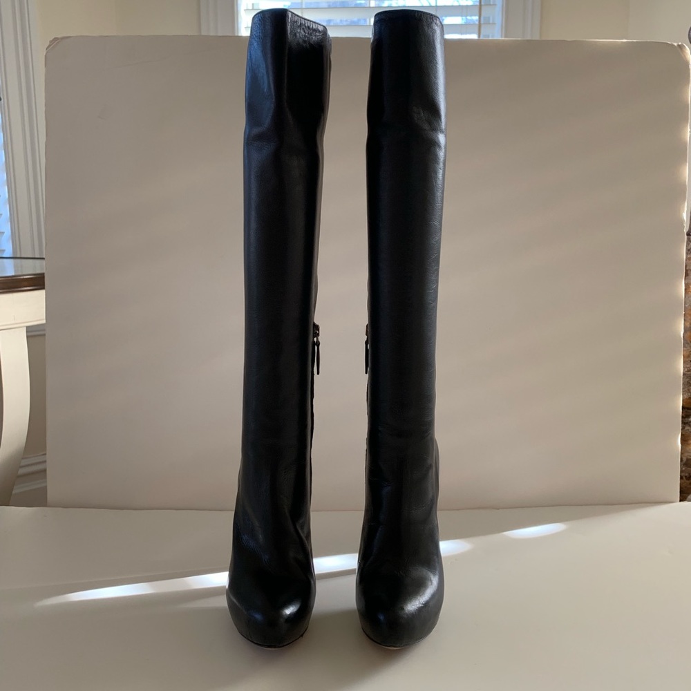 Prada Tall Leather Boots